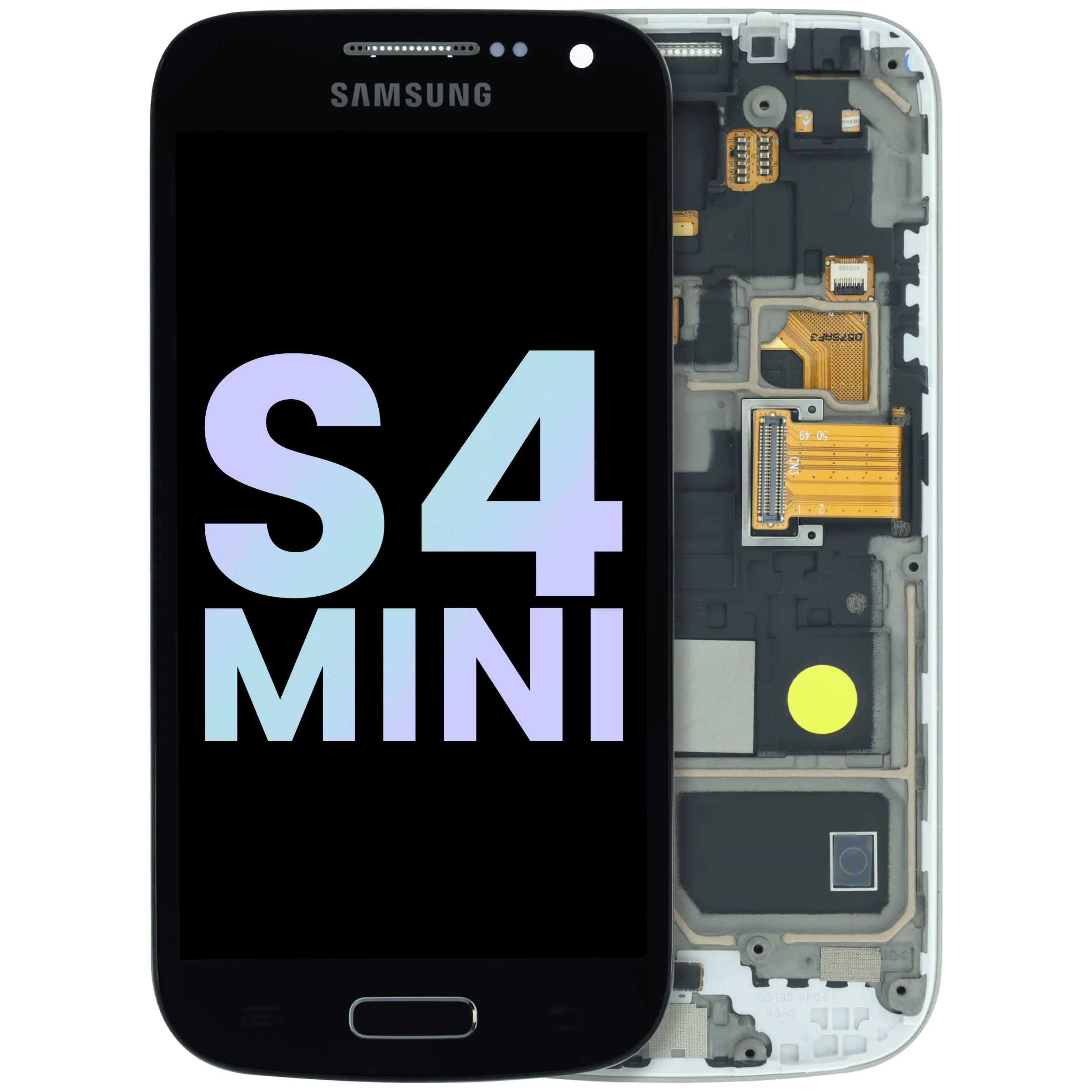 OLED Assembly With Frame For Samsung Galaxy S4 mini (Black)