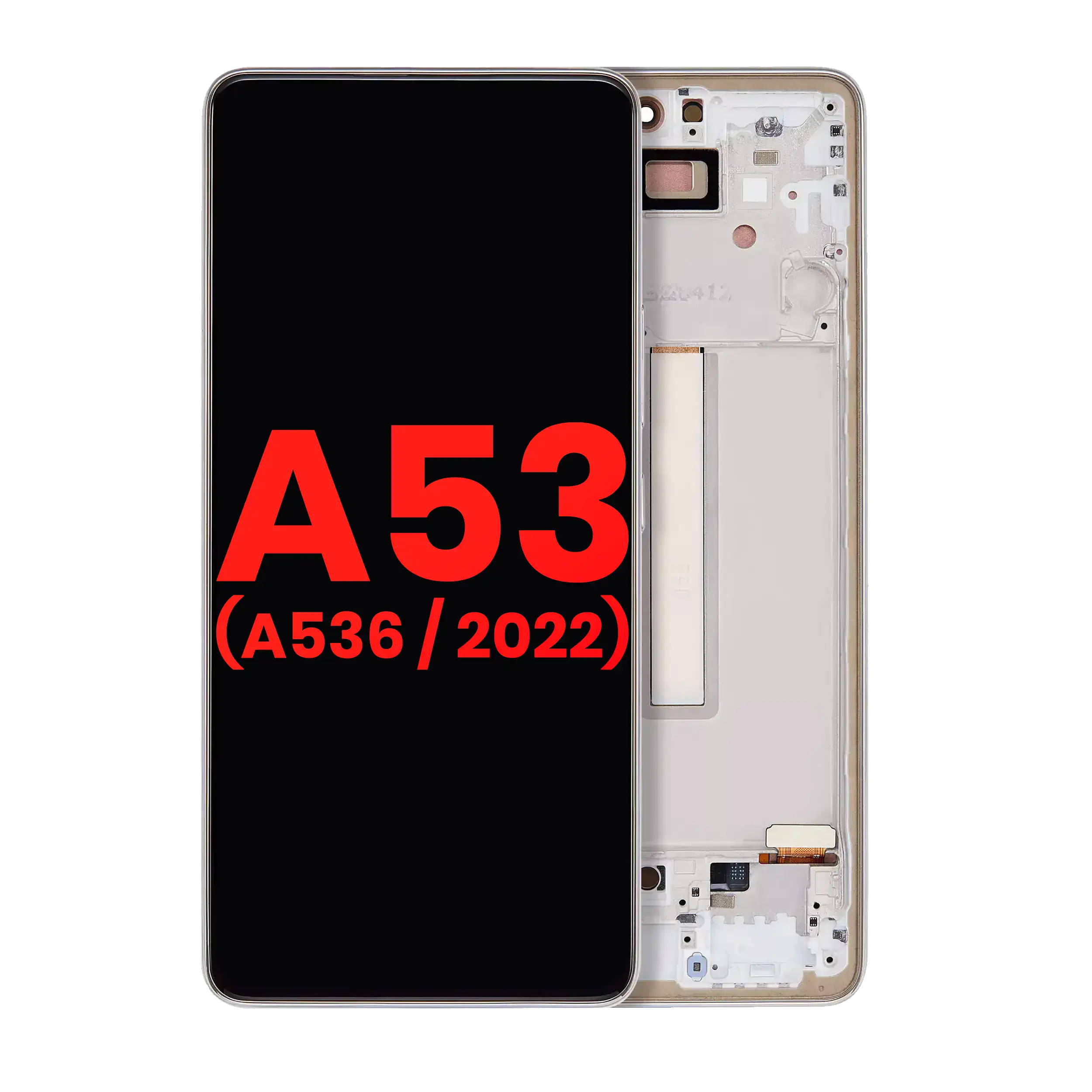 OLED Assembly With Frame For Samsung Galaxy A53 5G (A536 / 2022) (6.46″) (White)
