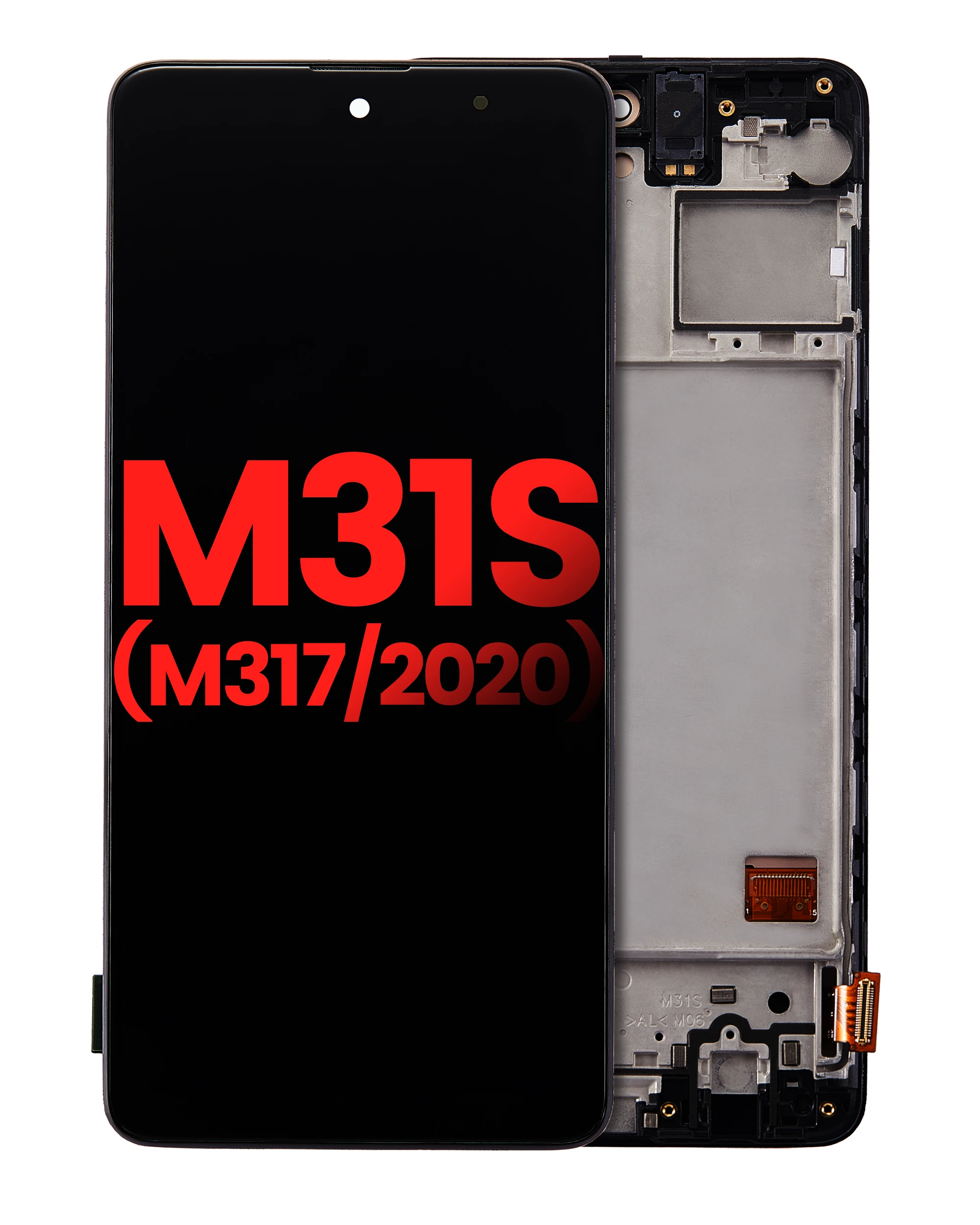 OLED Assembly With Frame For Samsung Galaxy M31S (M317 / 2020) (Aftermarket Plus)