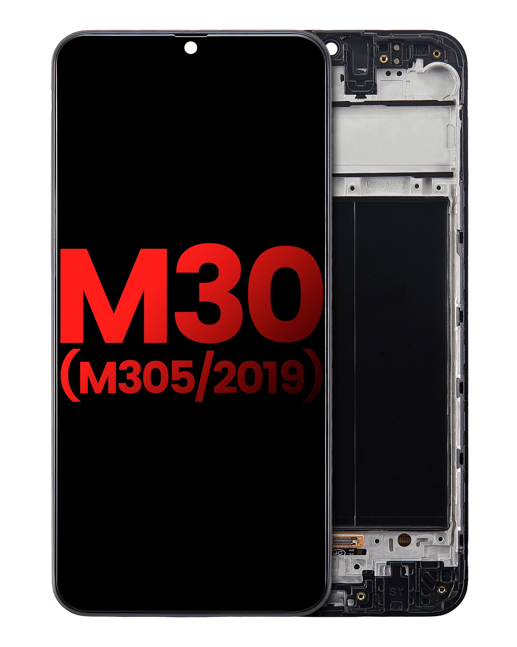 OLED Assembly With Frame For Samsung Galaxy M30 (M305 / 2019) (Aftermarket Plus)