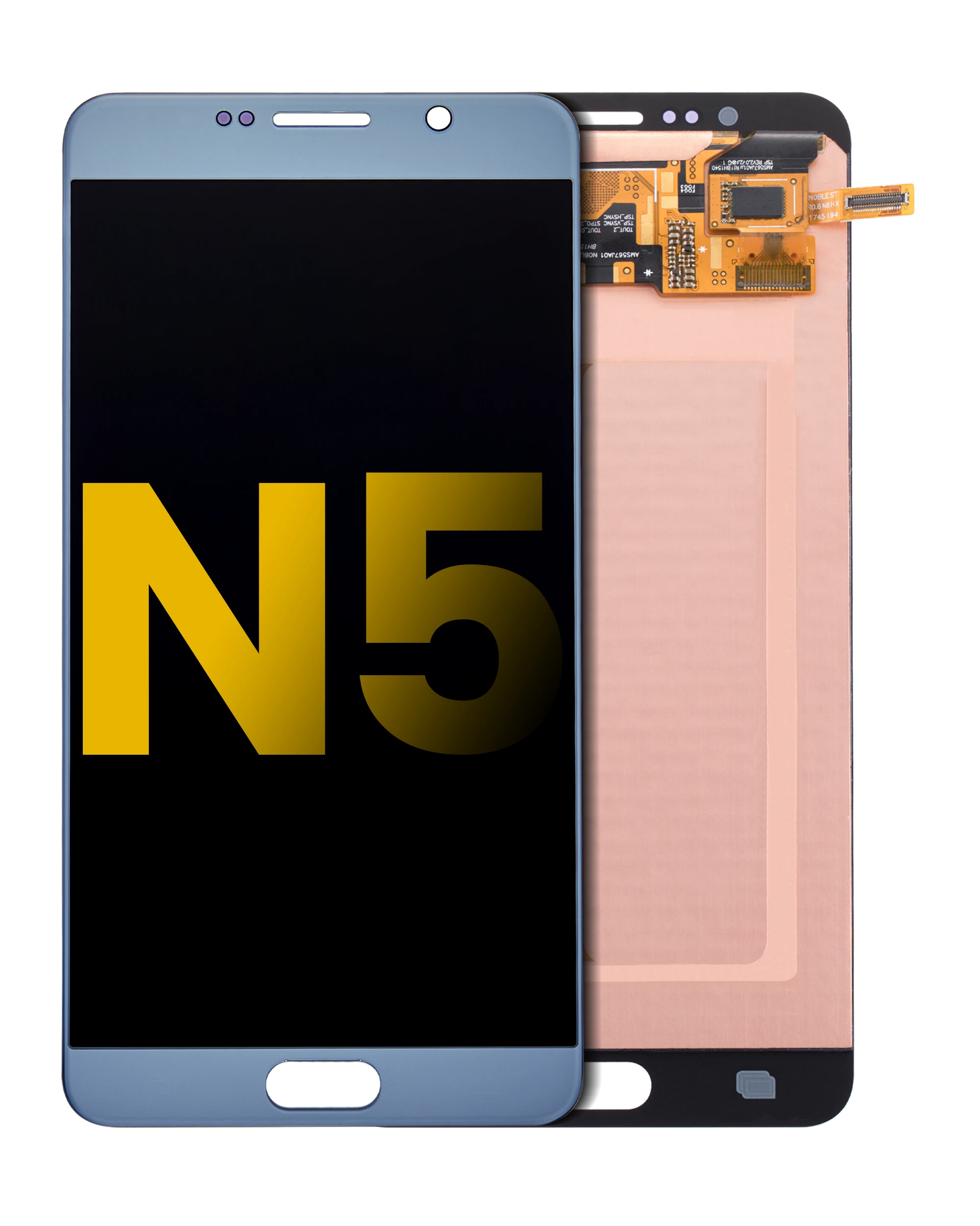 OLED Assembly Without Frame For Samsung Galaxy Note 5 (Silver Titan)