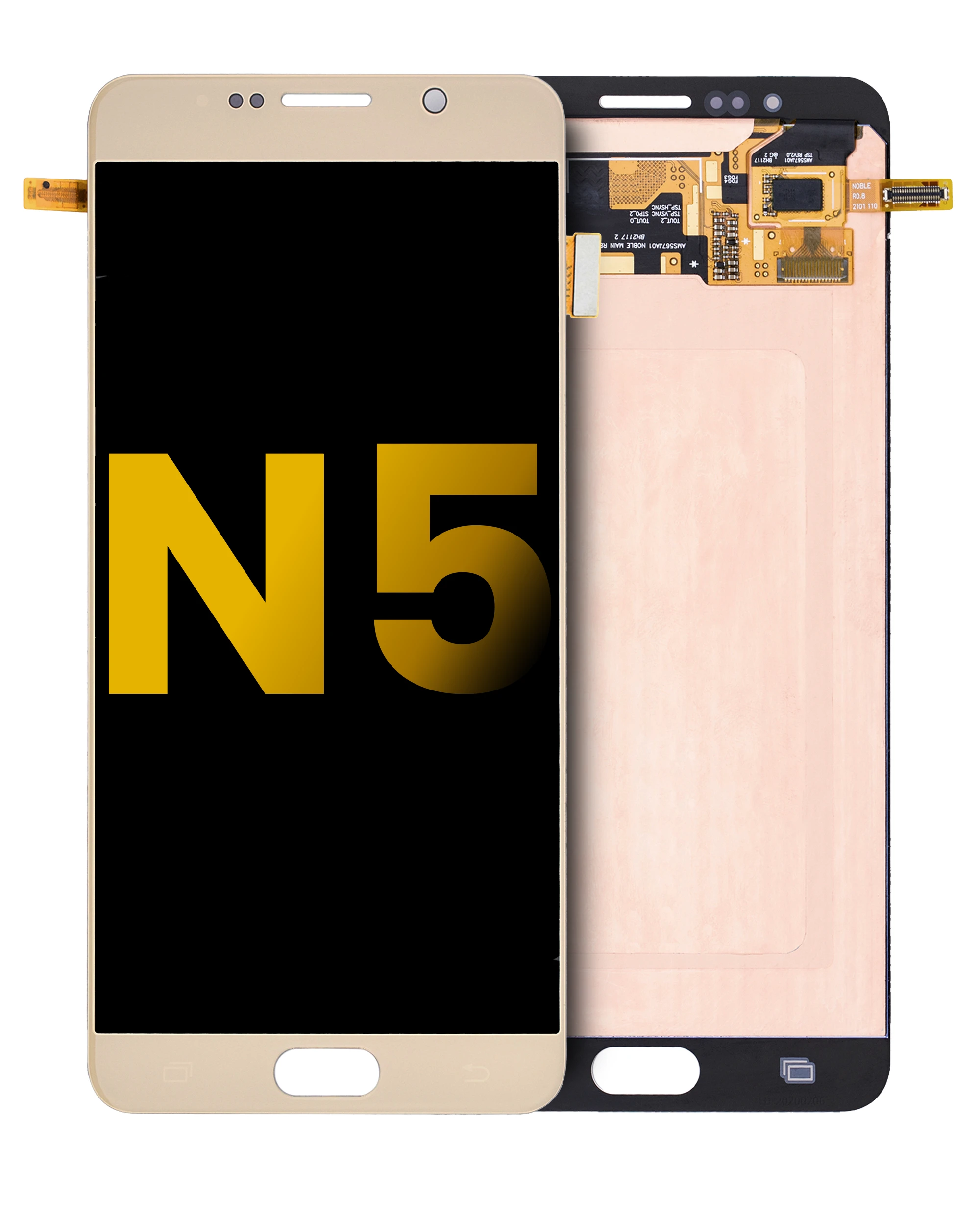 OLED Assembly Without Frame For Samsung Galaxy Note 5 (Gold Platinum)