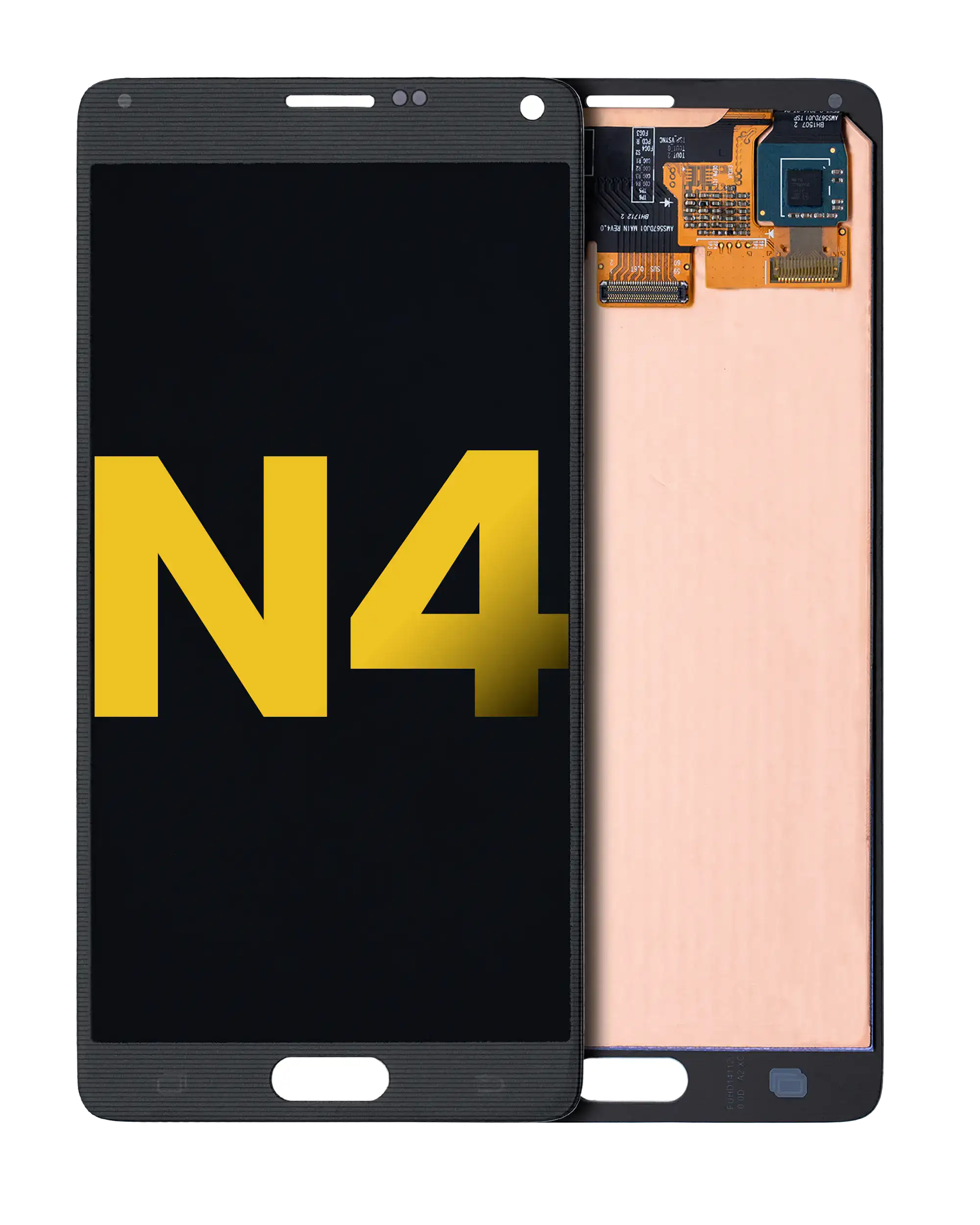 OLED Assembly Without Frame For Samsung Galaxy Note 4 (Black)