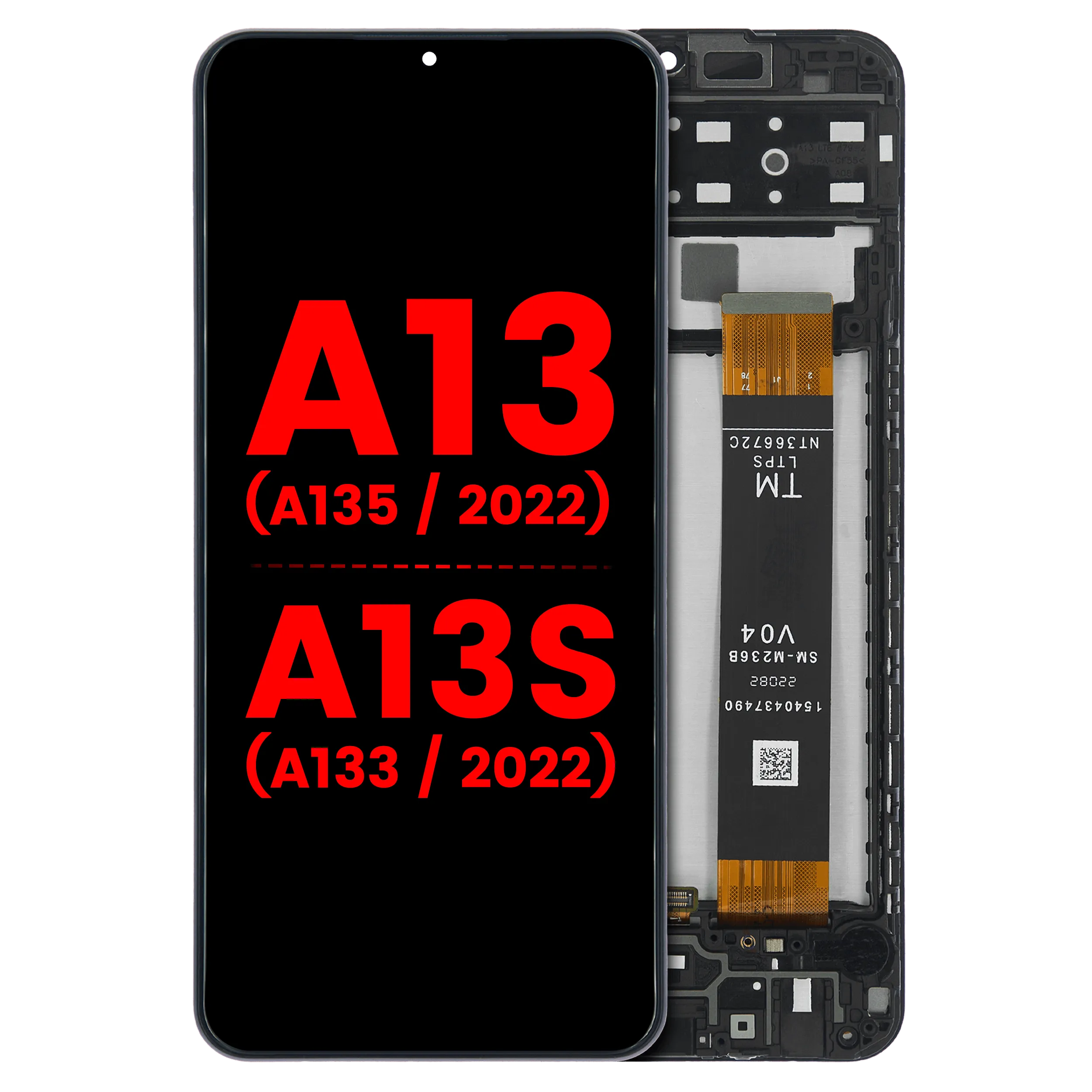 LCD Assembly With Frame For Samsung Galaxy A13 4G (A135 / 2022) / A13s (A137 / 2022)