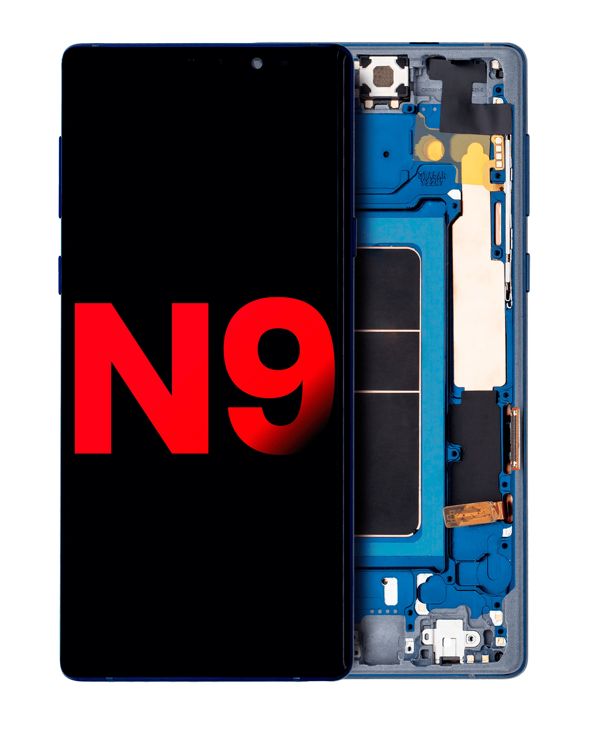 OLED Assembly With Frame For Samsung Galaxy Note 9 (Aftermarket Plus) (Ocean Blue)