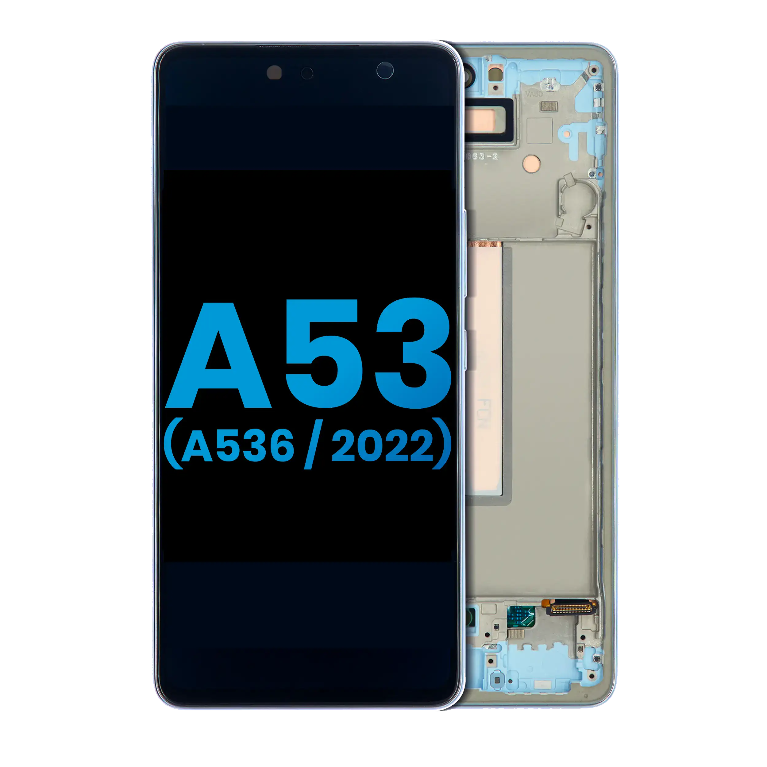 LCD Assembly With Frame For Samsung Galaxy A53 5G (A536 / 2022) (Without Finger Print Sensor) (Blue)