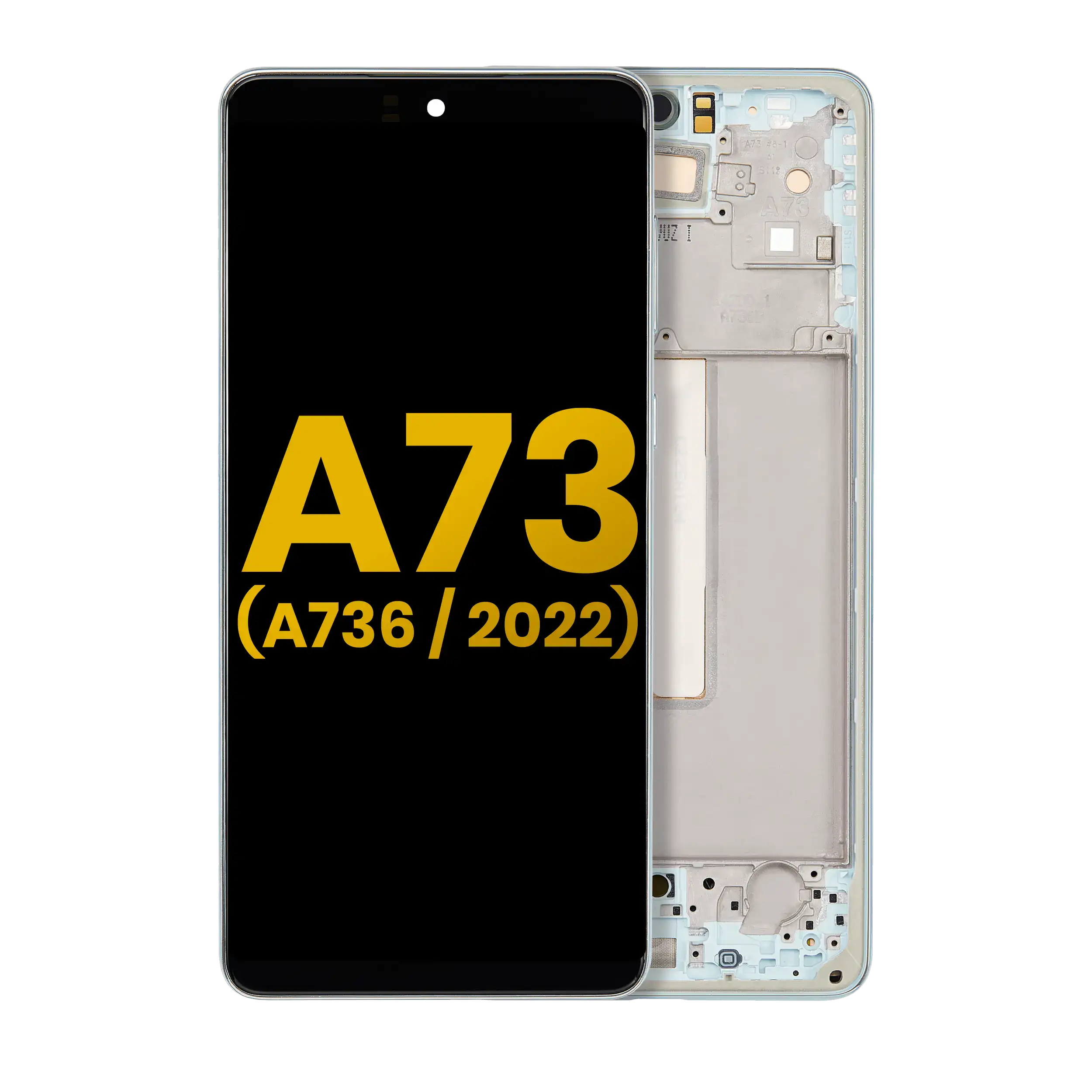 OLED Assembly With Frame For Samsung Galaxy A73 5G (A736 / 2022) (Mint)