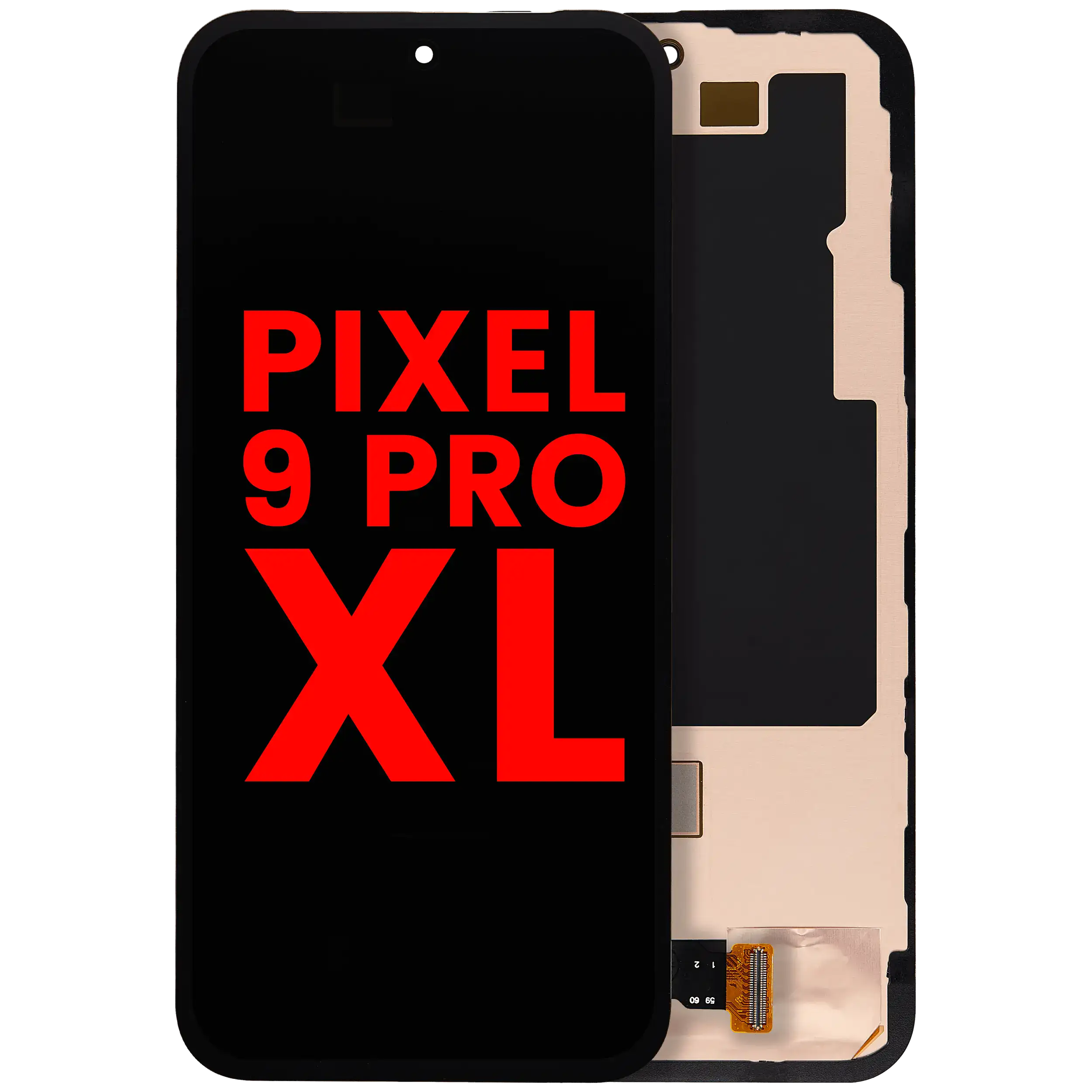 OLED Assembly With Frame (With Fingerprint Sensor) For Google Pixel 9 Pro XL (Aftermarket Plus)