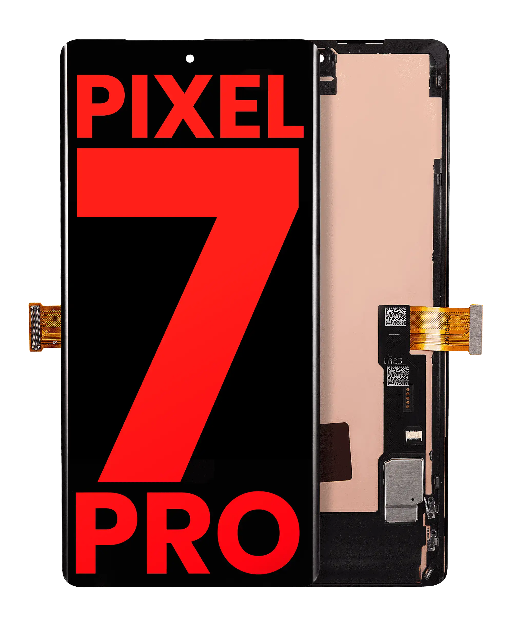 OLED Assembly With Frame (Without Fingerprint Sensor) For Google Pixel 7 Pro (Aftermarket Plus)