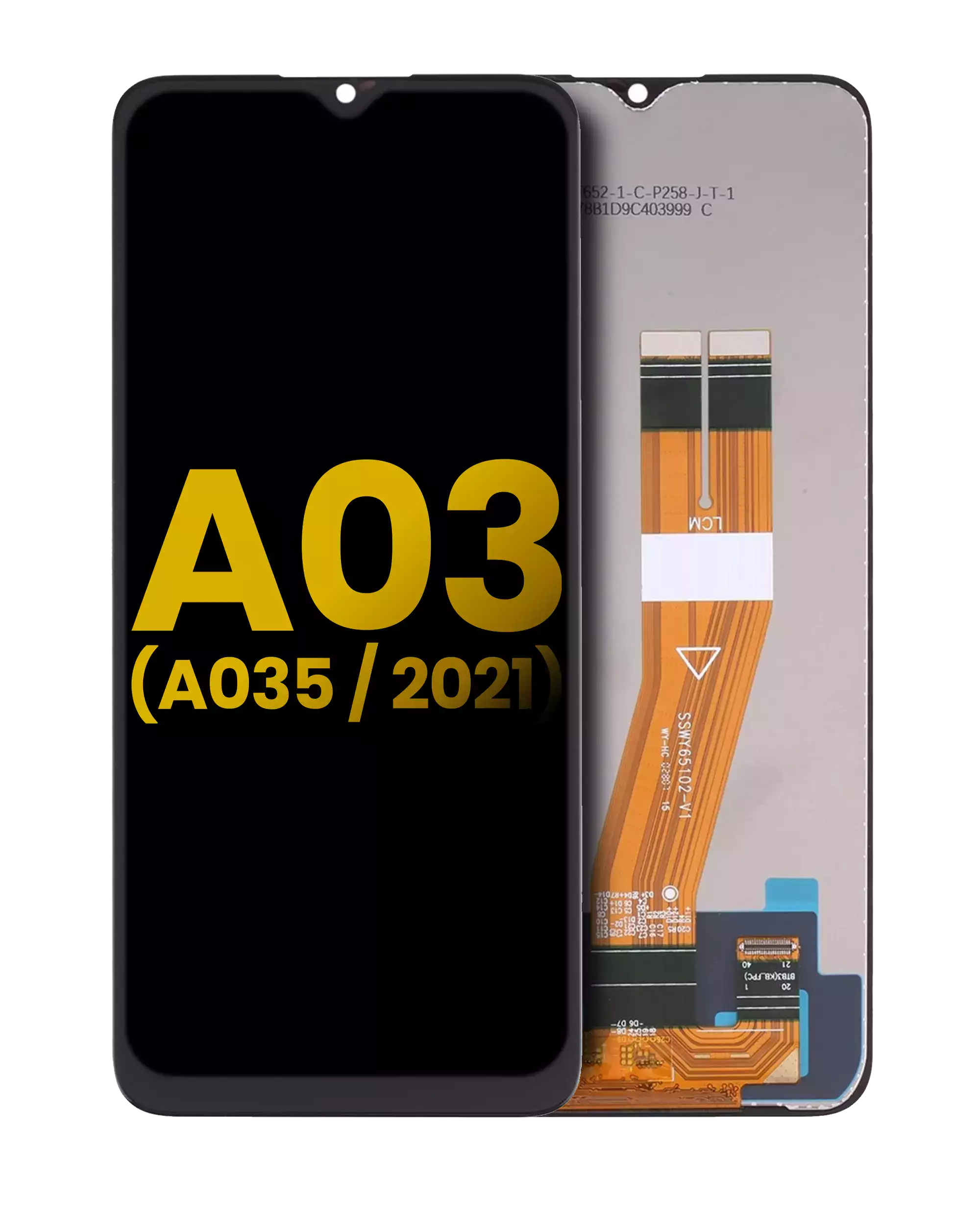 LCD Assembly Without Frame For Samsung Galaxy A03 (A035 / 2021)
