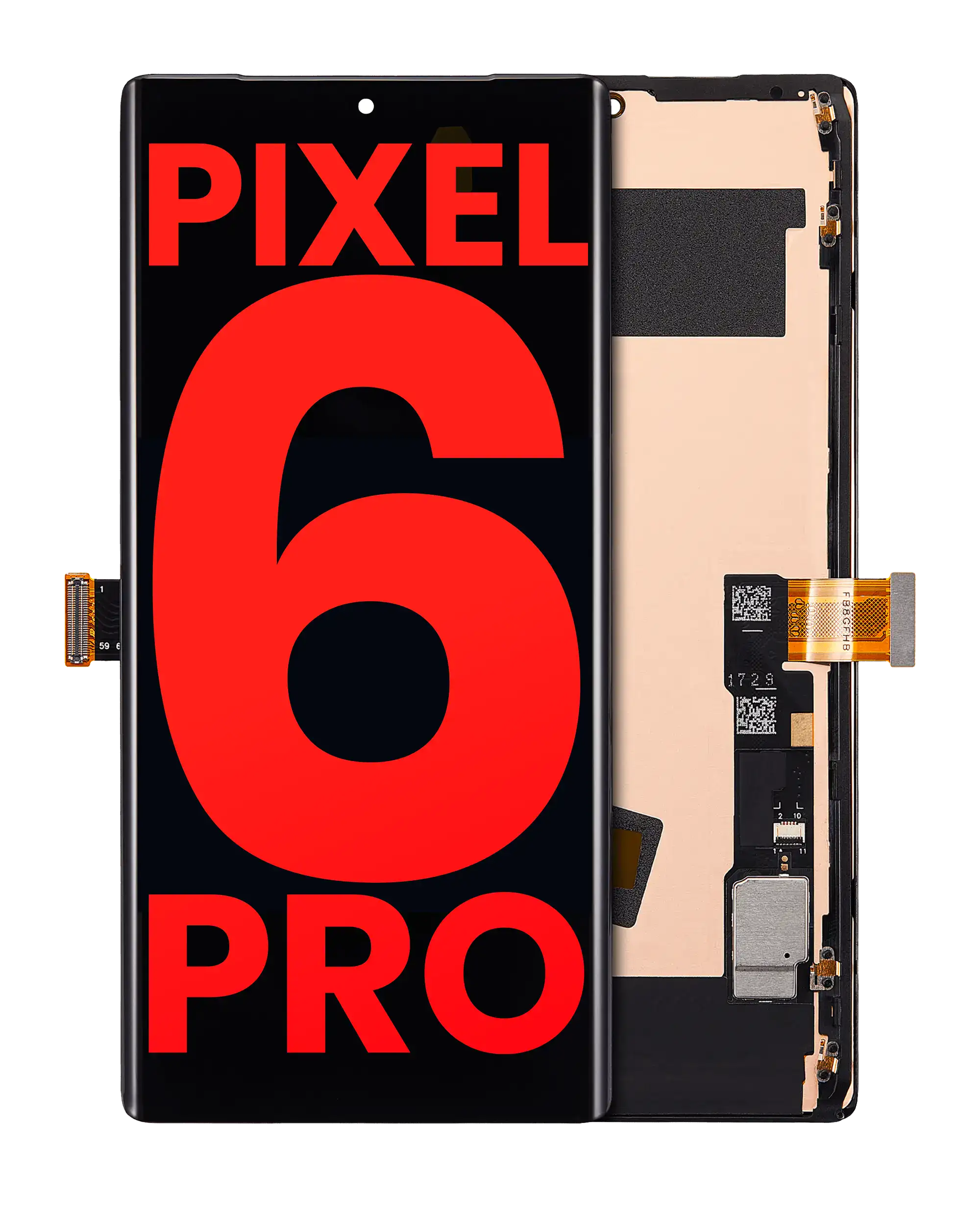 OLED Assembly With Frame (Without Fingerprint Sensor) For Google Pixel 6 Pro (Aftermarket Plus)