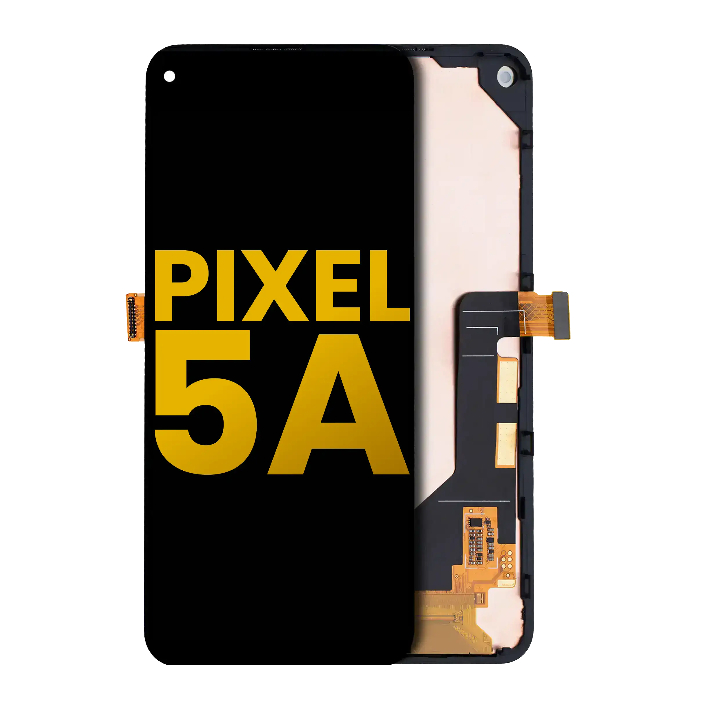 OLED Assembly With Frame For Google Pixel 5A 5G (Black)