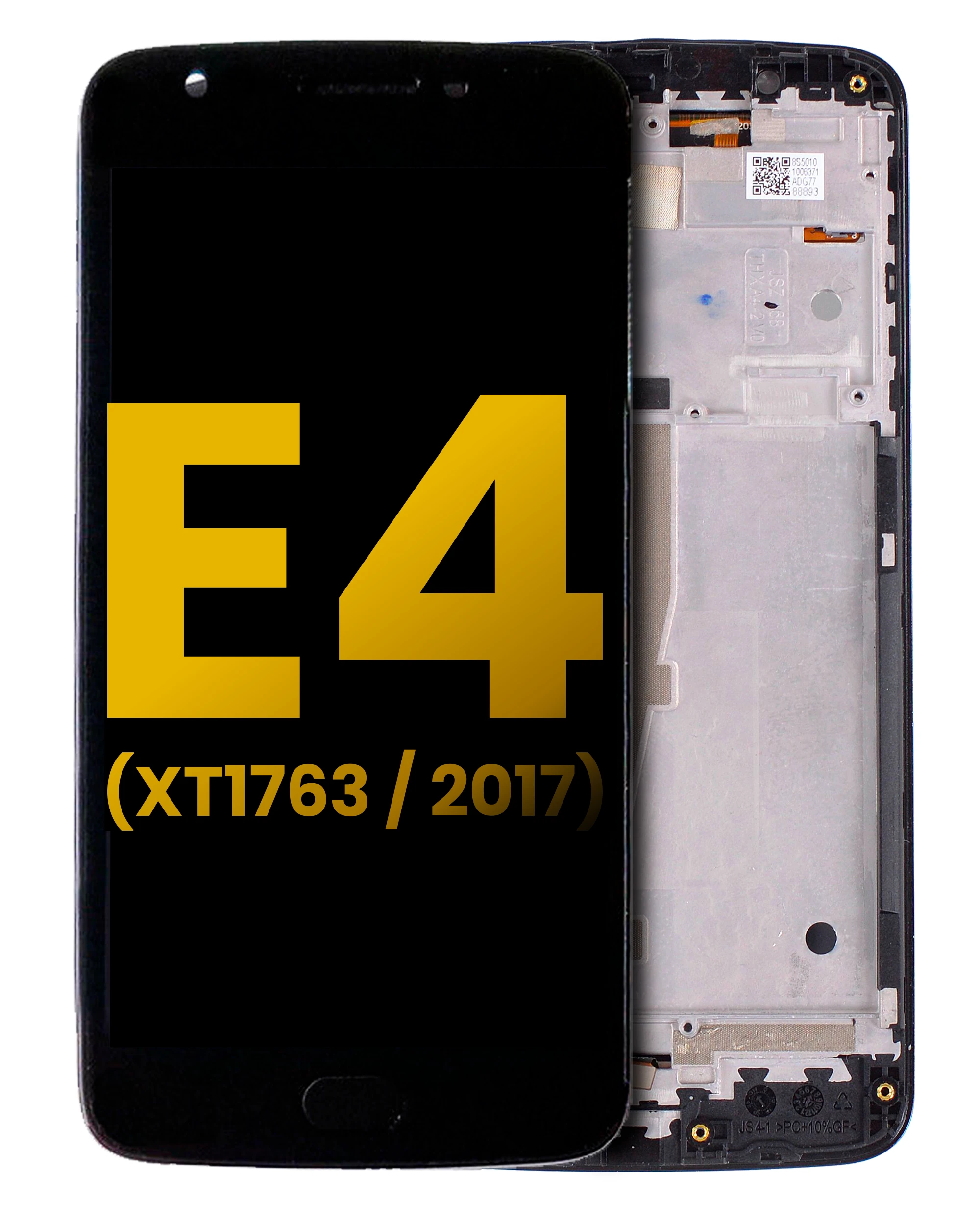 LCD Assembly With Frame For Motorola Moto E4 (XT1763 / 2017) (South America Version) (Black)