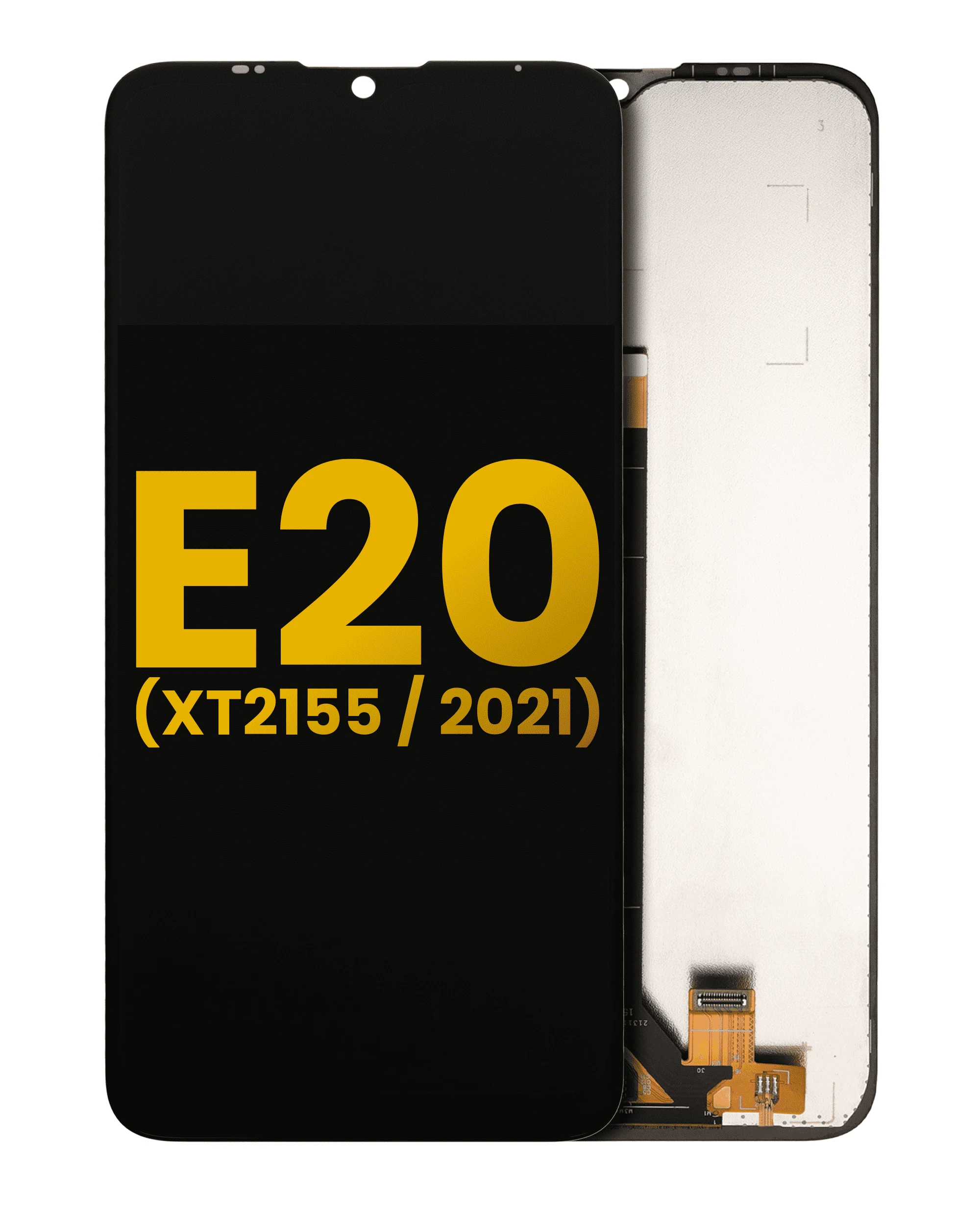 LCD Assembly Without Frame For Motorola Moto E20 (XT2155 / 2021) (Black)