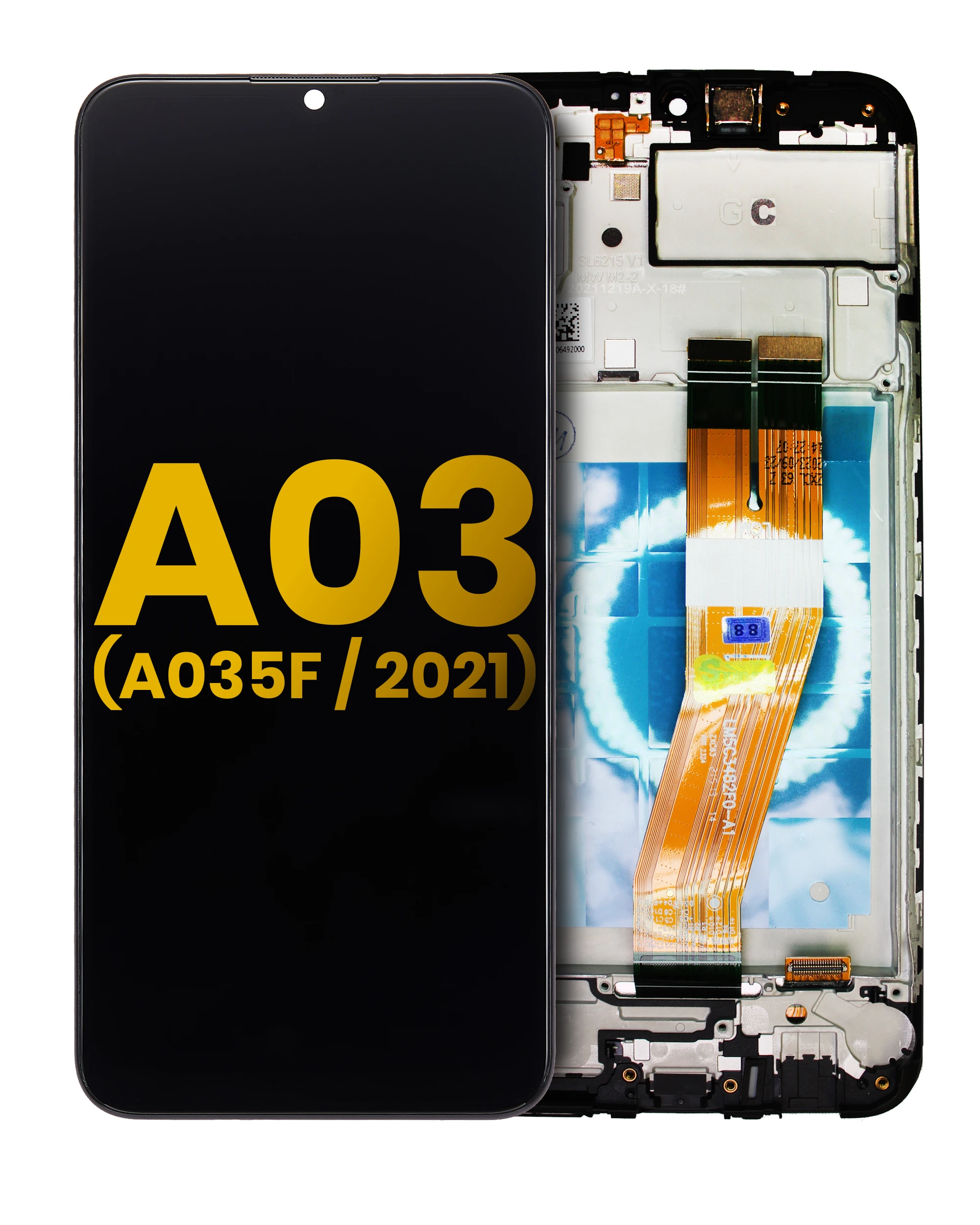 LCD Assembly With Frame For Samsung Galaxy A03 (A035F / 2021) (International Version)
