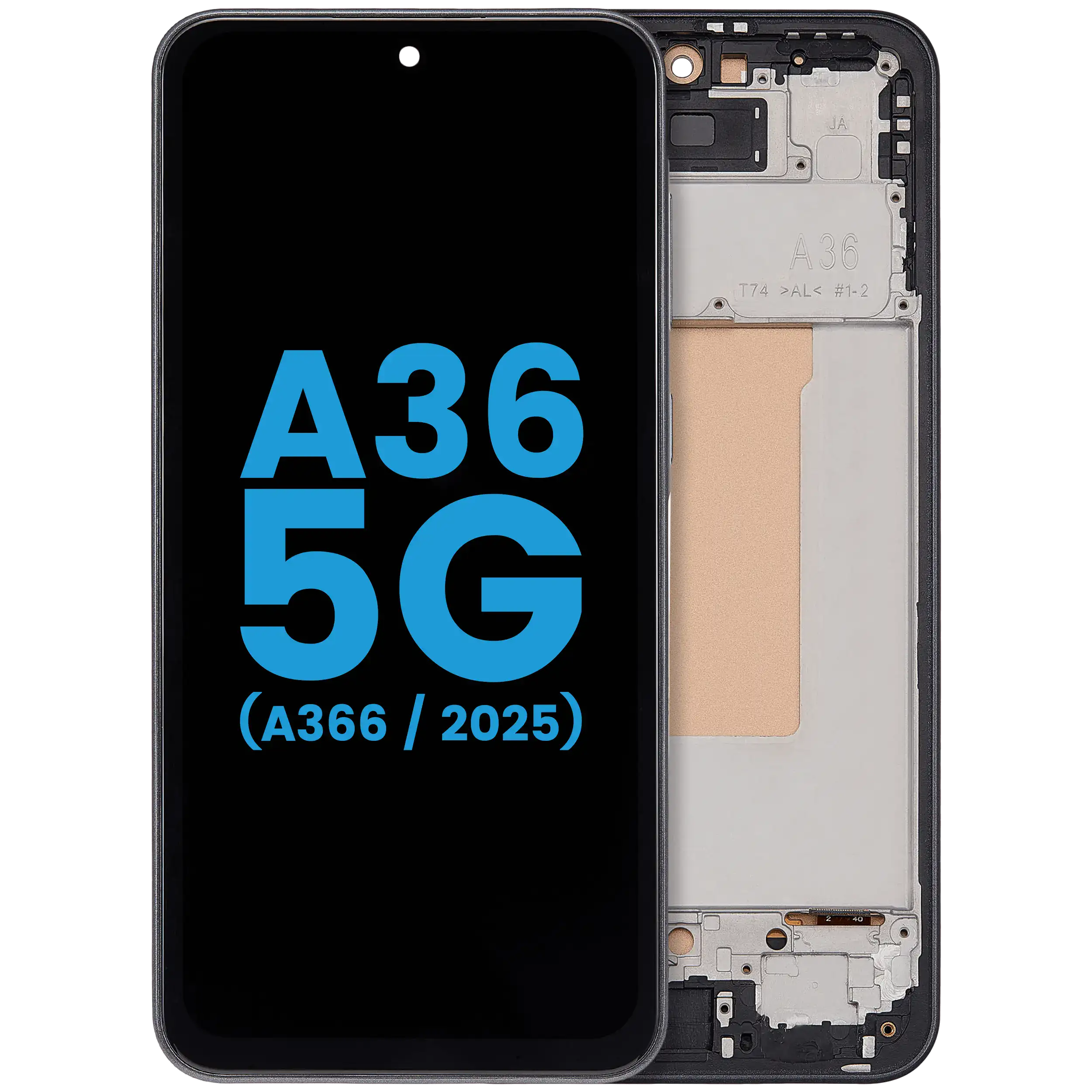 LCD Assembly With Frame For Samsung Galaxy A36 5G (A366/ 2025)(6.58″ ) (US Version) (Black)