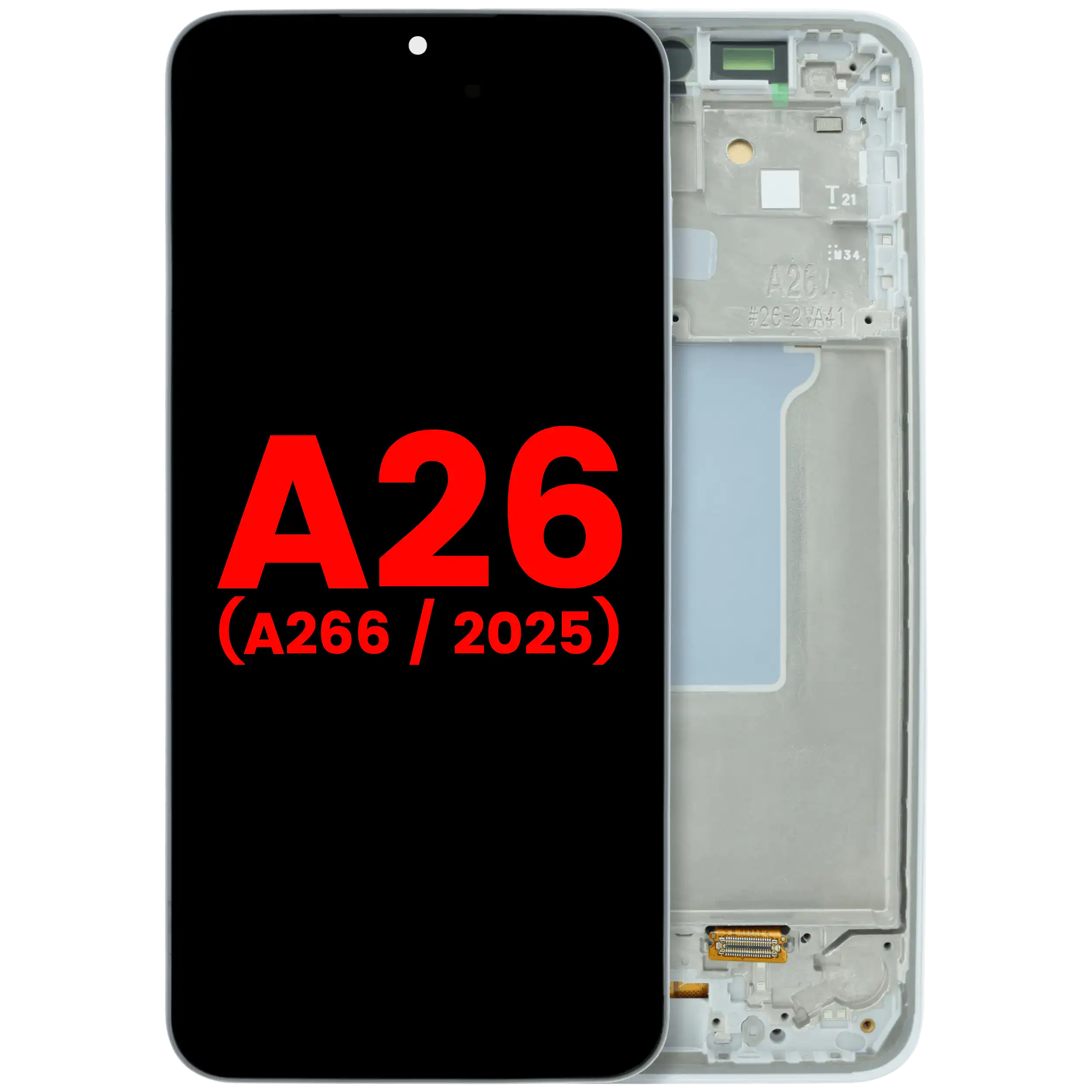 OLED Assembly With Frame For Samsung Galaxy A26 5G (A266 / 2025) (White)