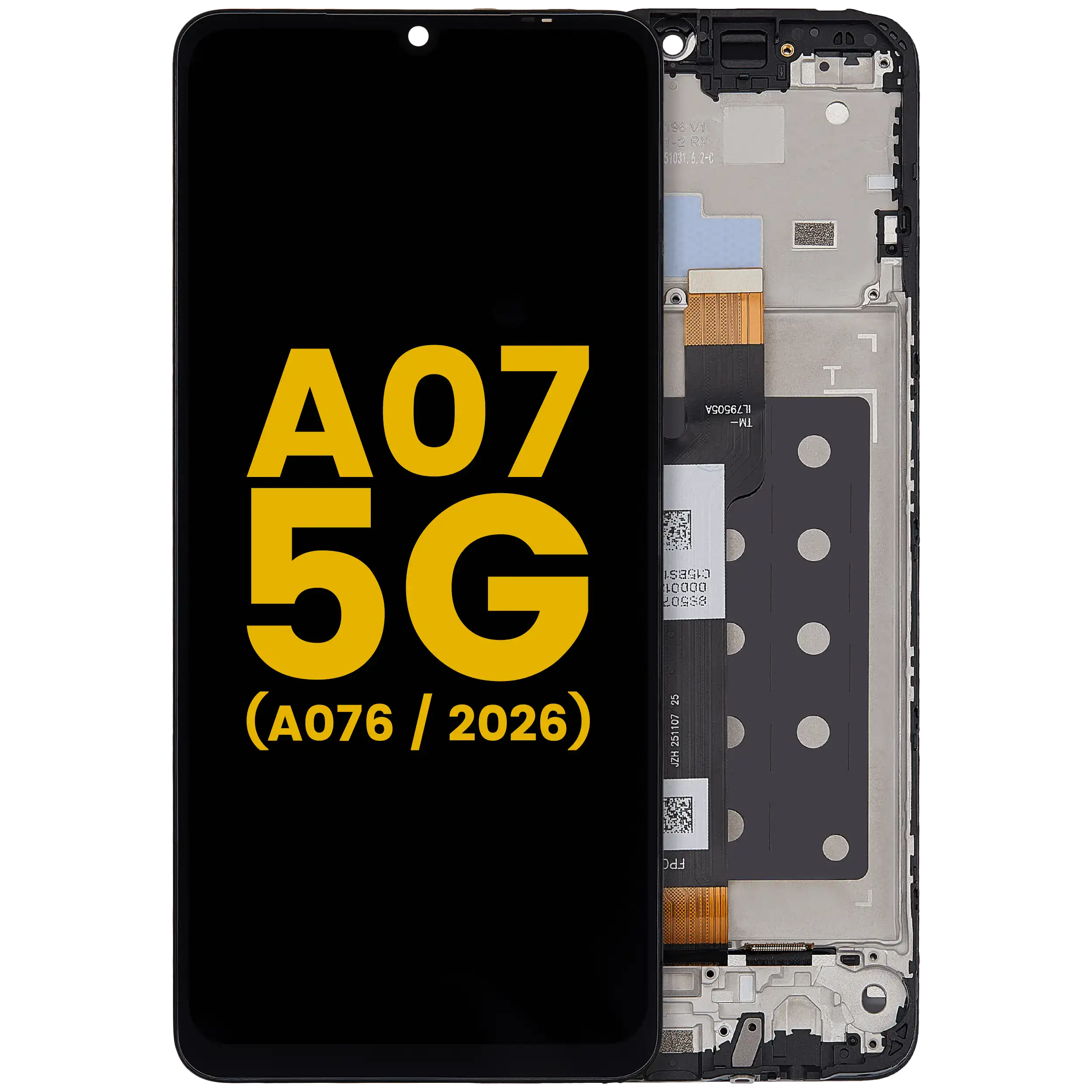 LCD Assembly With Frame For Samsung Galaxy A07 5G (A076/ 2026)